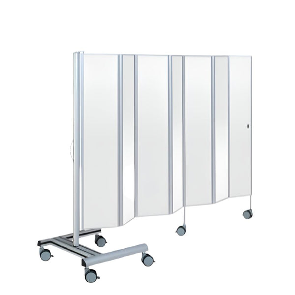 Fritstående skillevæg med 7 paneler, 145 cm