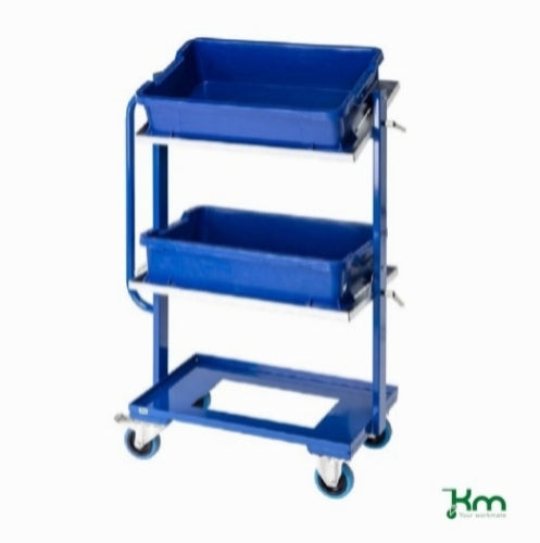 Sortimentsvogn med kipbare hylder, 1100x415x800, 150kg, 167-3E