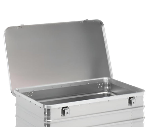 Aluminiums Transportvogn med låg, 1060x695x850mm