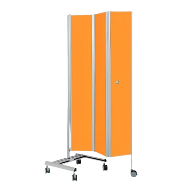 Fritstående skillevæg med 3 paneler, 145 cm