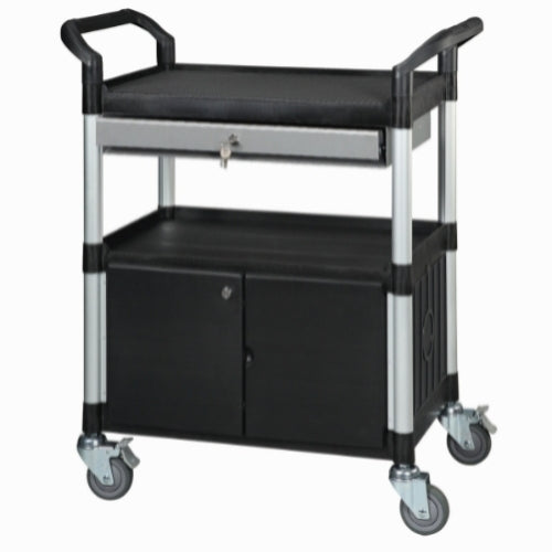 Servicevogn Med Skuffe Og Skab 250kg, 860x480x100mm