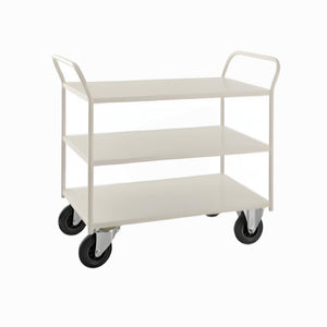 Pulverlakeret kørebord  i 3 plan, 1080x550x955, 400kg, 4169