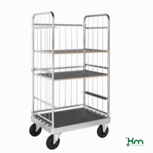 Etagevogn med gittersider, 1000x700x1900, 140-2