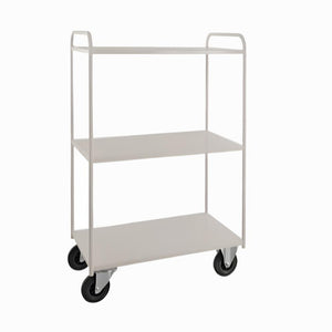 Pulverlakeret kørebord i 3 plan, 975x550x1465, 400kg, 4144