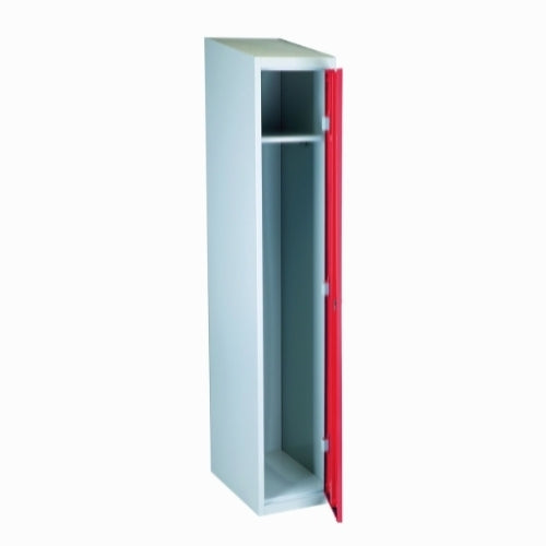 Garderobeskab 1 sektion m. 1 låge, 350x550x1830/1920
