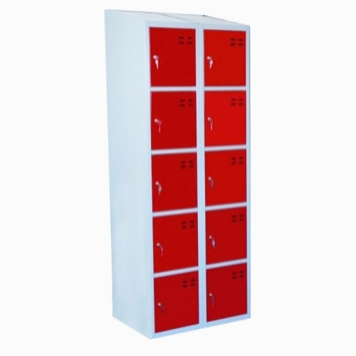 Opbevaringsskab 2 sektion m. 10 låger, 700x550x1830/1920