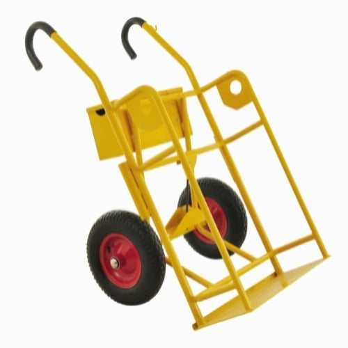 Gasflaskevogn, 680x1160x300, 250kg - til 2 store flasker