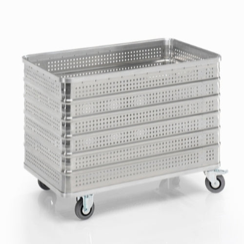 Aluminiums Perforeret Transportvogn, 1100x600x650