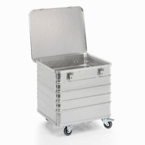 Aluminiums Transportvogn med låg, 760x630x735mm