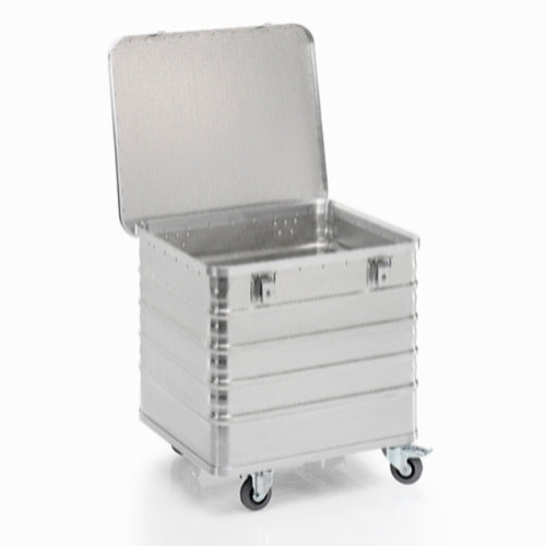 Aluminiums Transportvogn med låg, 760x630x735mm