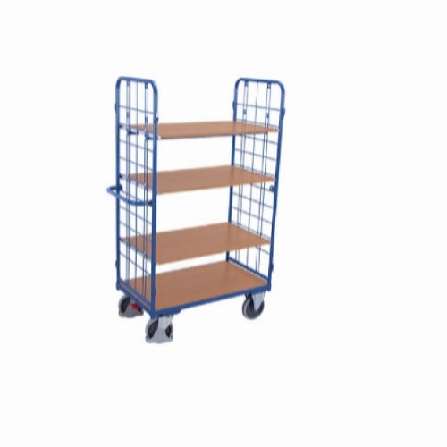 Etagevogn med 3 justerbar hylder, 850x500, 400kg