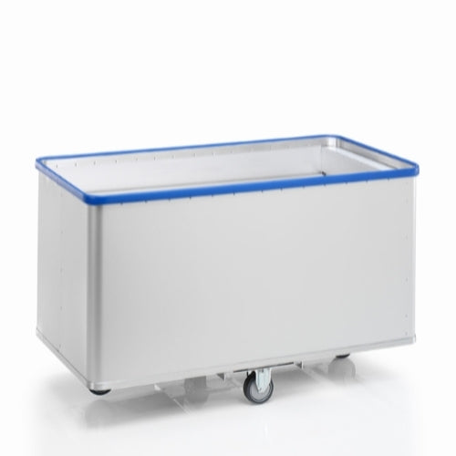 Ergonomisk elevationsvogn med fleksibel bund, 1400 x 700 x 620, 130 kg / 615 liter