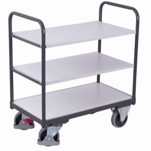 ESD Etagevogn m/ 3 hylder, 1060x600x990mm, 250kg
