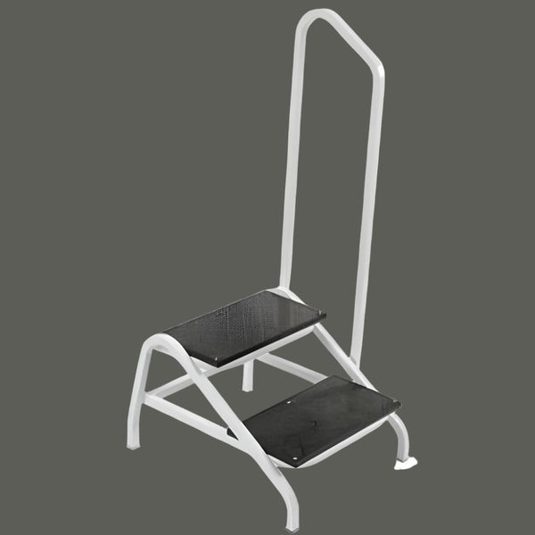 Skammel, Anti-Slip, med håndtag, 618x568x1186 - 2 trin